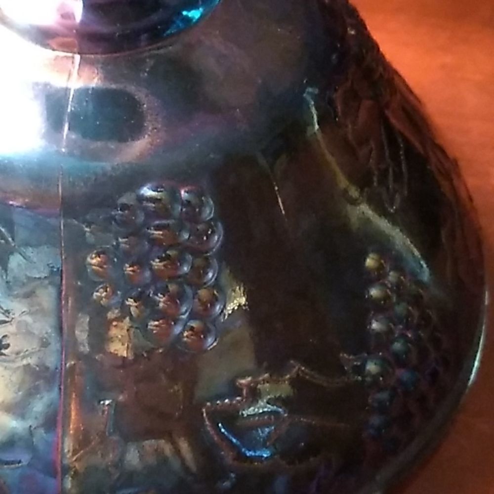 Carnival Glass Compote - Picture 8 of 8